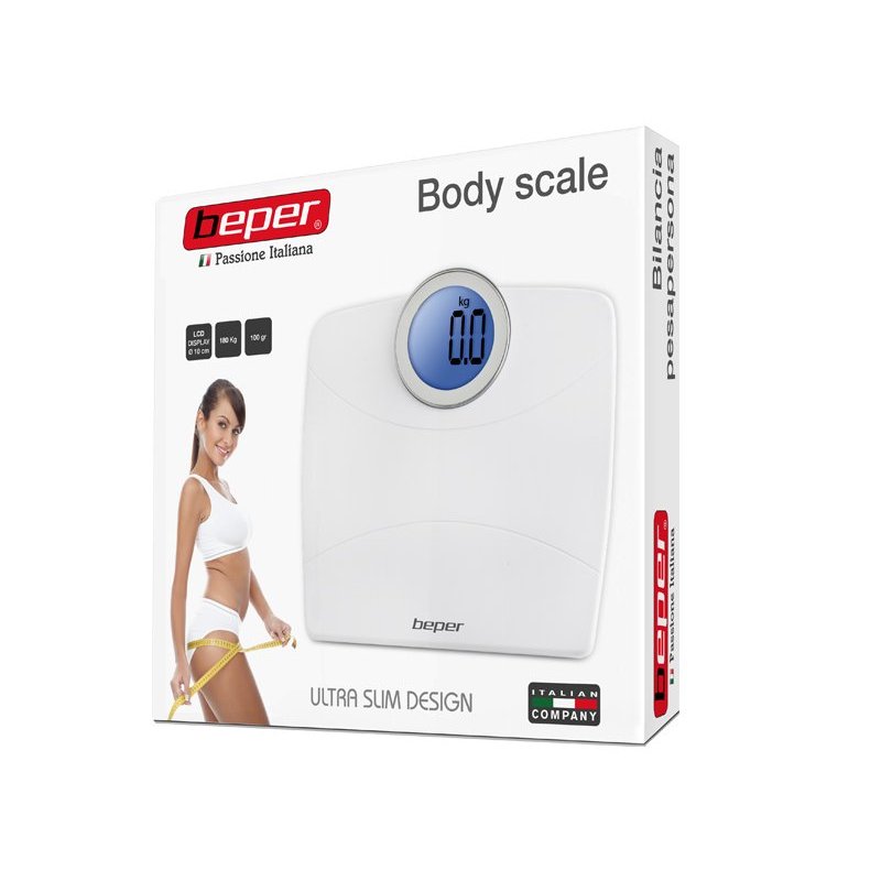 Beper 40.811B Trapezium White Electronic personal scale