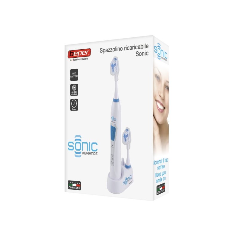 Beper 40.913 Adult Sonic toothbrush Blue, White