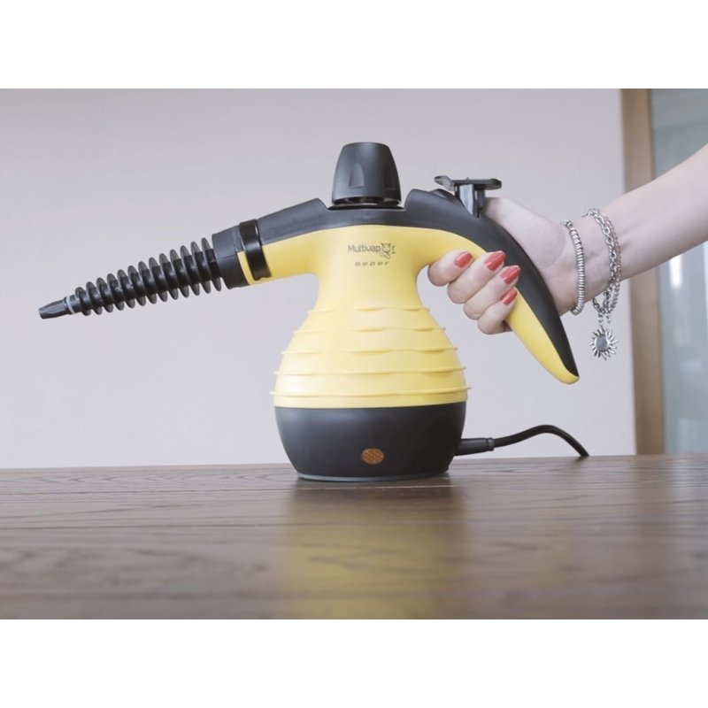 Beper 50.700 Portable steam cleaner 0.35 L 1050 W Black, Yellow