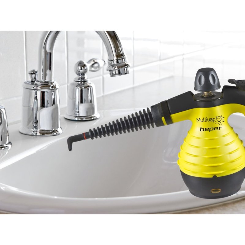 Beper 50.700 Portable steam cleaner 0.35 L 1050 W Black, Yellow