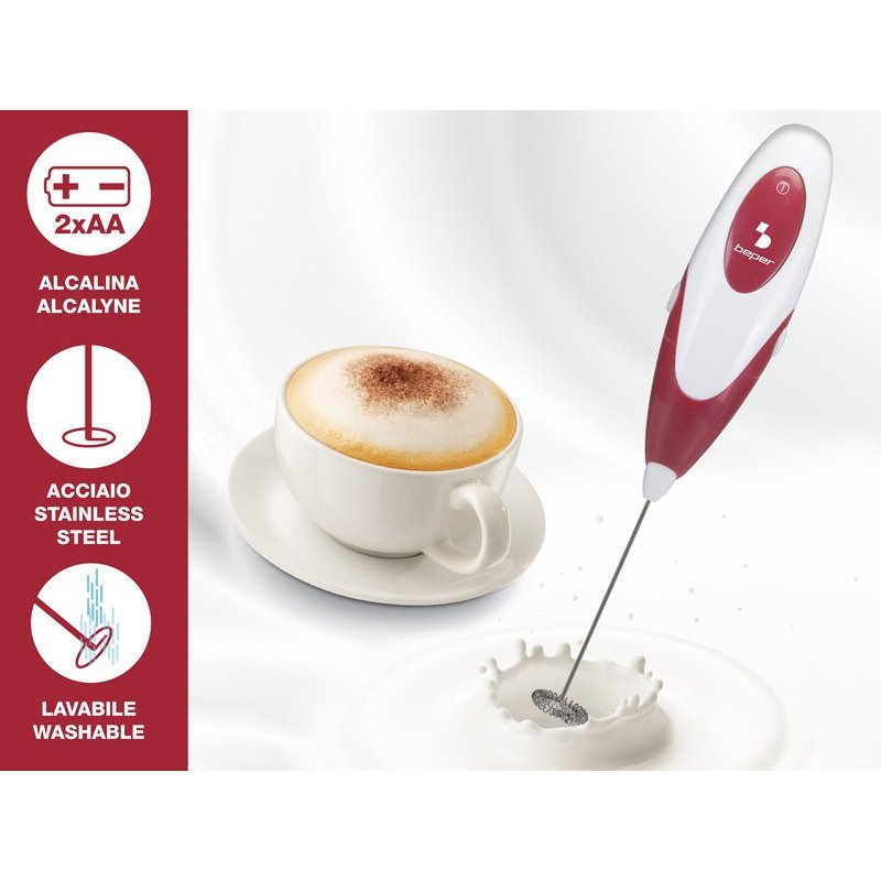 Beper 90.349 Automatic milk frother Brown, Light brown