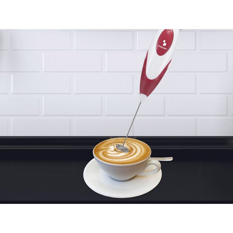 Beper 90.349 Automatic milk frother Brown, Light brown