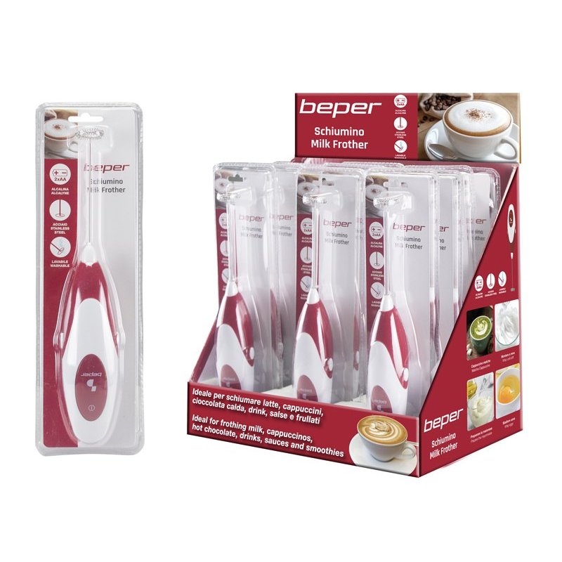 Beper 90.349 Automatic milk frother Brown, Light brown