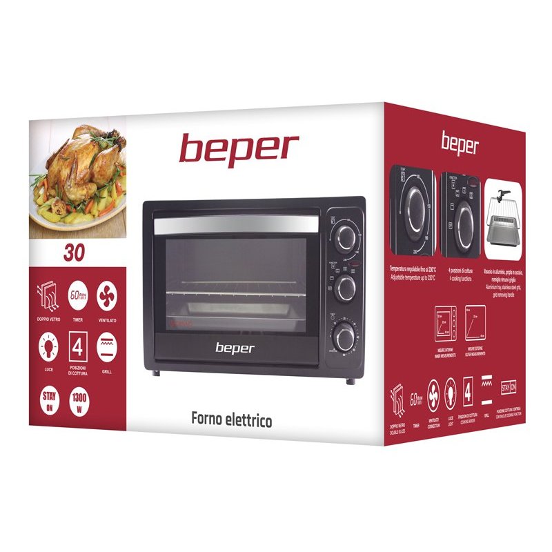 Beper 90.884 30 L 1300 W Black
