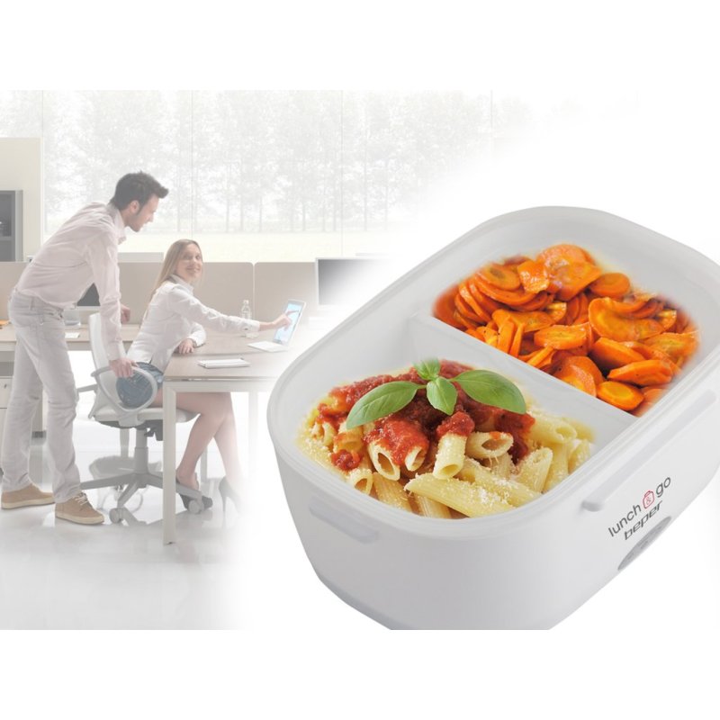 Beper 90.920G Lunch container 1 L ABS, Plastic, Steel White, Yellow 1 pc(s)