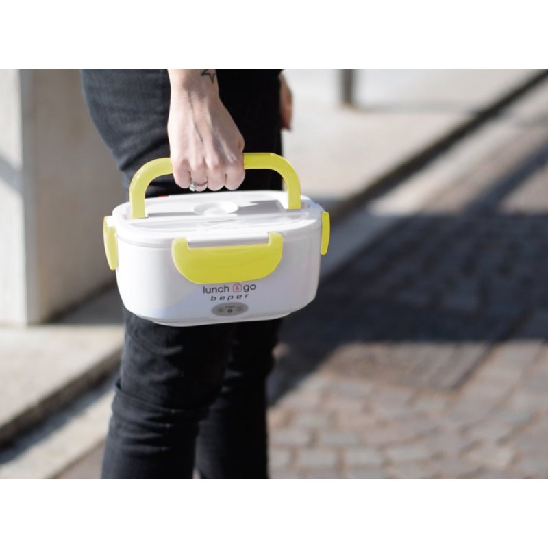 Beper 90.920G Boîte de rangement alimentaire 1 L ABS, Plastique, Acier Blanc, Jaune 1 pièce(s)