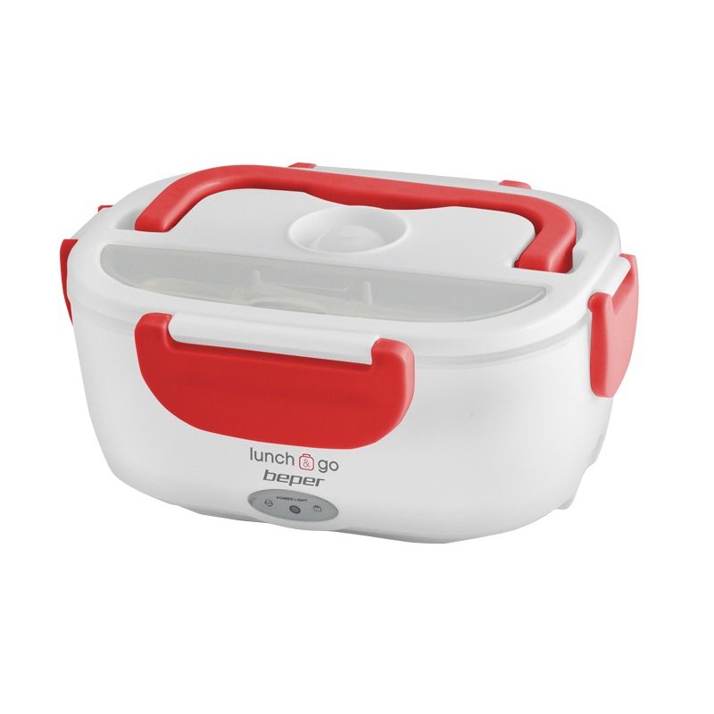 Beper 90.920R Lunch container 1 L ABS, Plastic, Steel Red, White 1 pc(s)