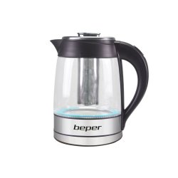 Beper BB.103 electric kettle 1.8 L 2200 W Transparent