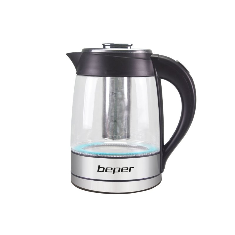 Beper BB.103 electric kettle 1.8 L 2200 W Transparent