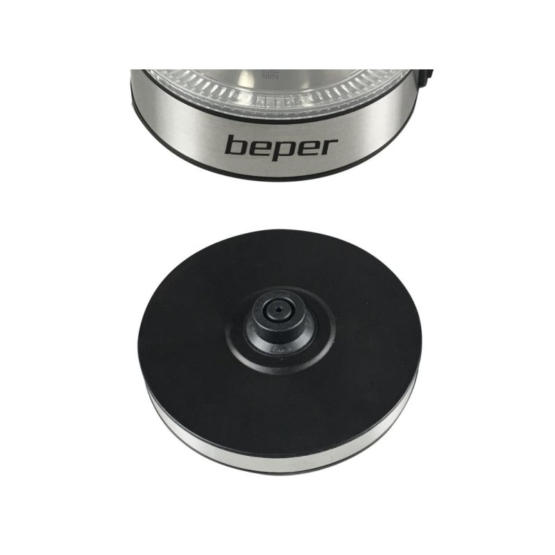 Beper BB.103 bouilloire 1,8 L 2200 W Transparent