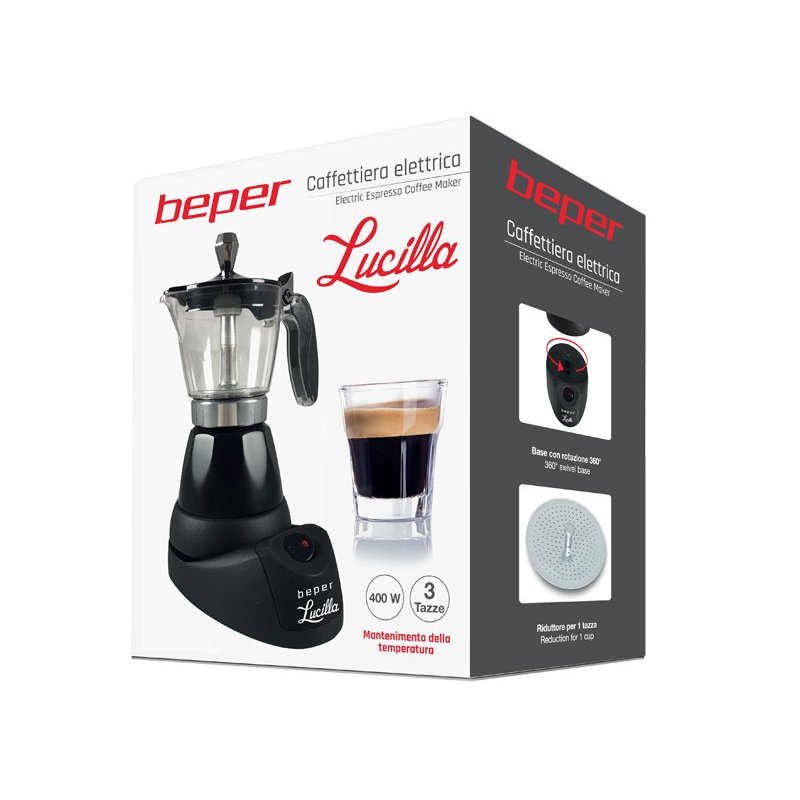 Beper BC.040N Manual Espresso machine