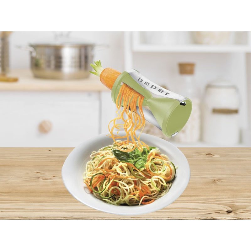 Beper MD.236 slicer Manual Green ABS synthetics, Stainless steel