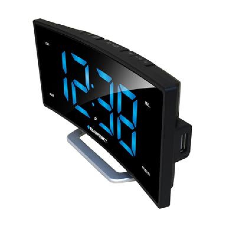 Blaupunkt CR7USB réveille-matin Réveil numérique Noir