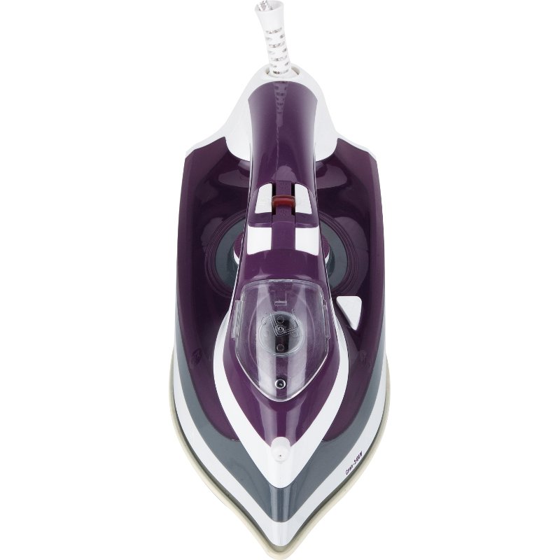 JATA PL221C fer à repasser Fer à vapeur Semelle céramique Ultraglide 2400 W Gris, Violet, Blanc