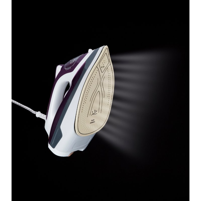 JATA PL221C iron Steam iron Ceramic Ultra Glide soleplate 2400 W Grey, Purple, White