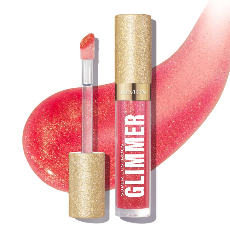 Revlon Super Lustrous Glimmer Gloss brillant à lèvres 3,8 ml 007 Haute Honey