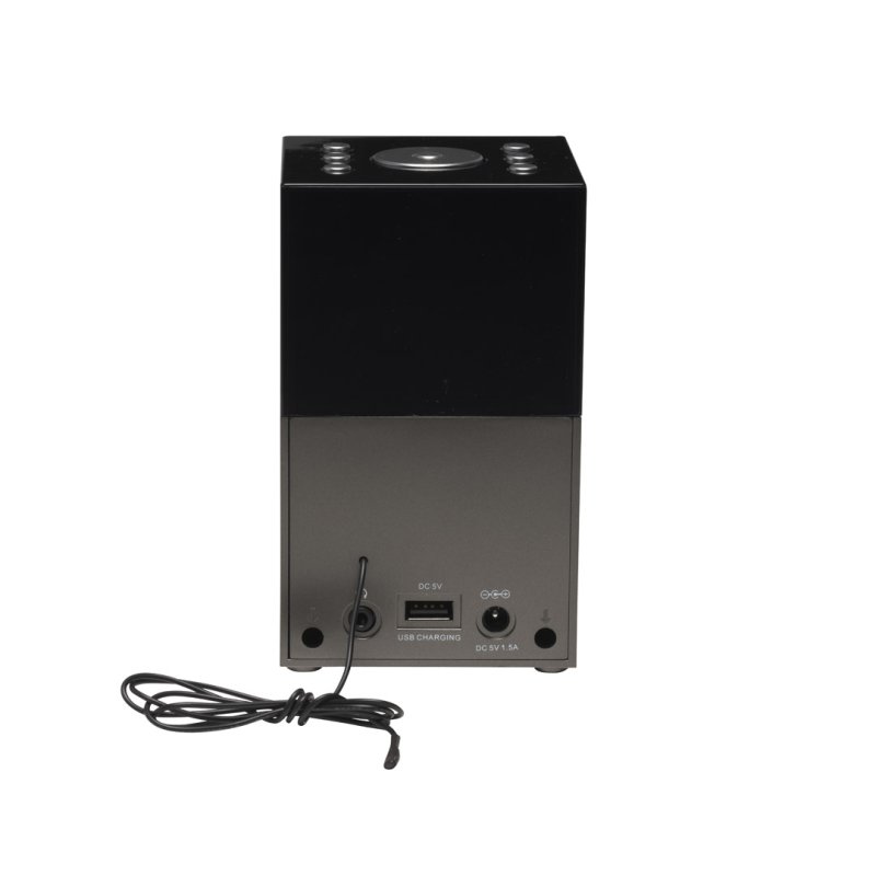 Denver CRD-510 Clock Analog & digital Black, Metallic