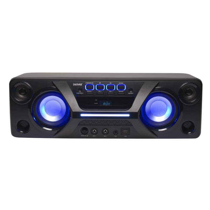 Denver BTB-410NR Stereo portable speaker Black 40 W