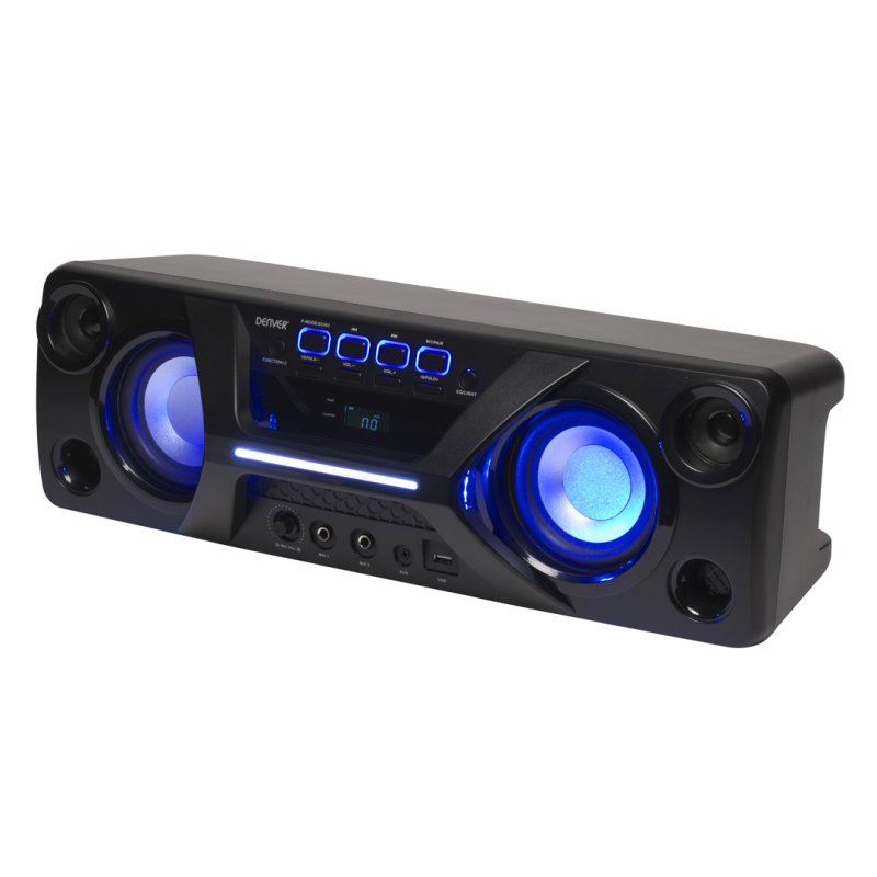 Denver BTB-410NR Stereo portable speaker Black 40 W