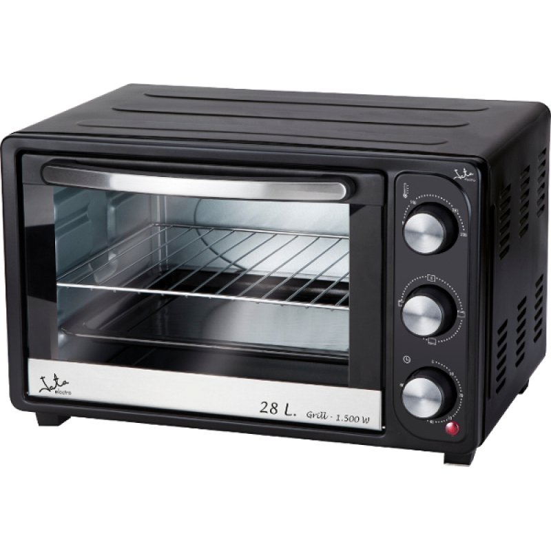 JATA HN928 toaster oven 28 L 1500 W Black, Stainless steel Grill