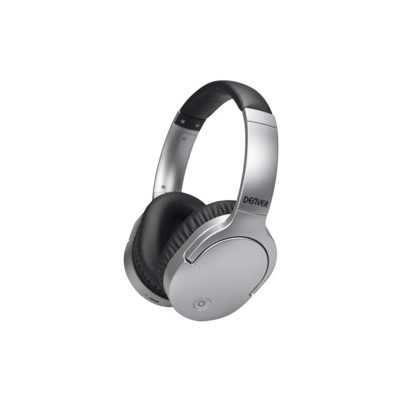 Denver BTN-207 SILVER Casque Avec fil &sans fil Arceau Appels/Musique Micro-USB Bluetooth Argent