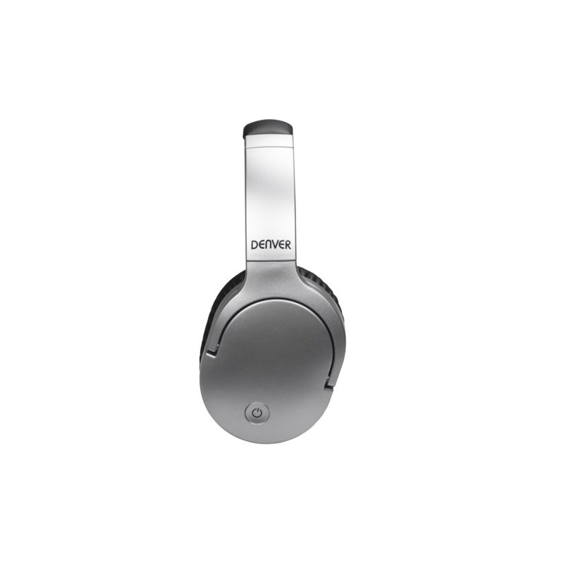 Denver BTN-207 SILVER Casque Avec fil &sans fil Arceau Appels/Musique Micro-USB Bluetooth Argent