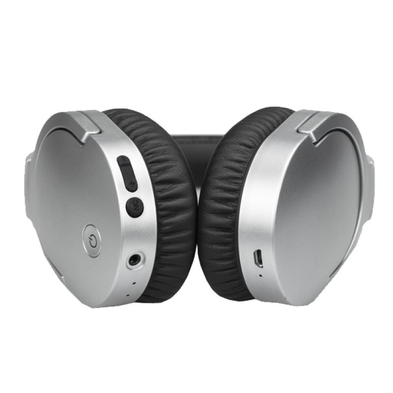 Denver BTN-207 SILVER Headset Wired & Wireless Head-band Calls/Music Micro-USB Bluetooth