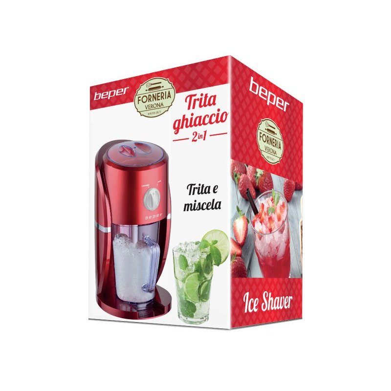 Beper BG.200Y blender 1.1 L Tabletop blender 25 W Red