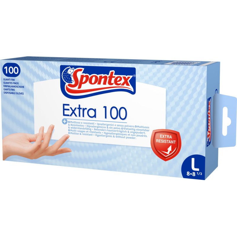 Spontex Extra 100 Hygienic gloves 100 pc(s)