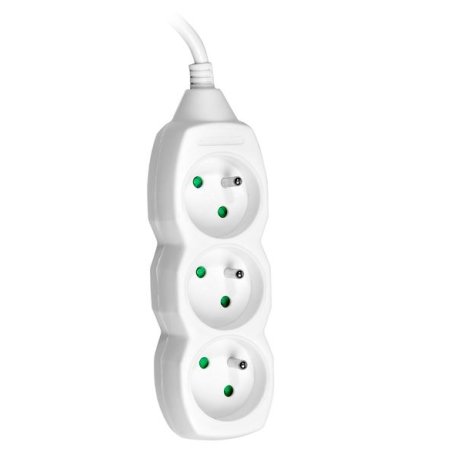 Tracer TRALIS44614 power extension 3 m 3 AC outlet(s) Indoor White
