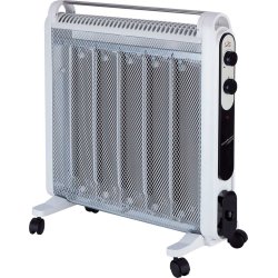 JATA RD227B electric space heater Indoor Black, White 2000 W