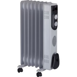 JATA R107 Indoor Grey 1500 W Oil electric space heater