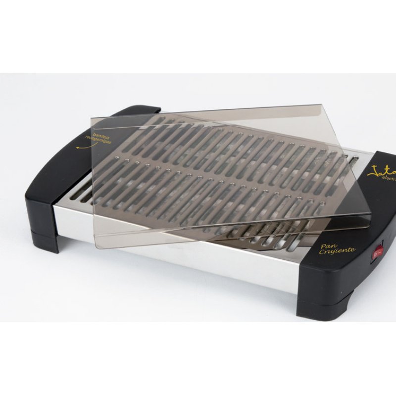 JATA TT589 gril éléctrique Pose libre 550 W Acier inoxydable, Blanc