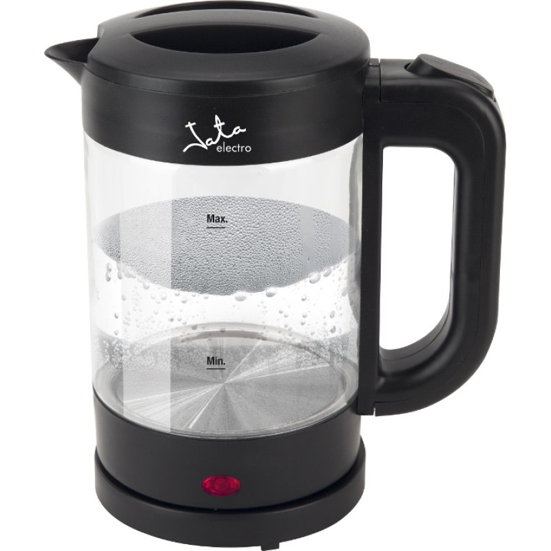 JATA HA702 electric kettle 1.2 L 1500 W Black, Transparent