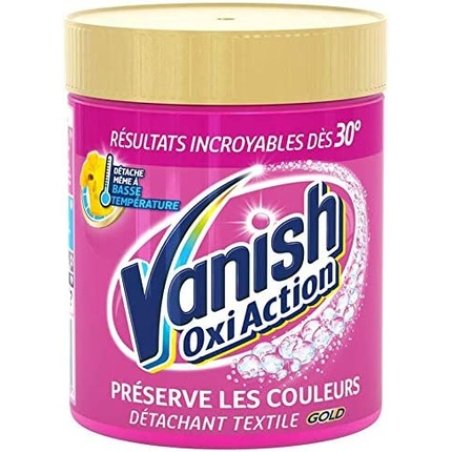 Vanish - Détachant Textile Poudre - Gold Oxi Action 30sec - 470g