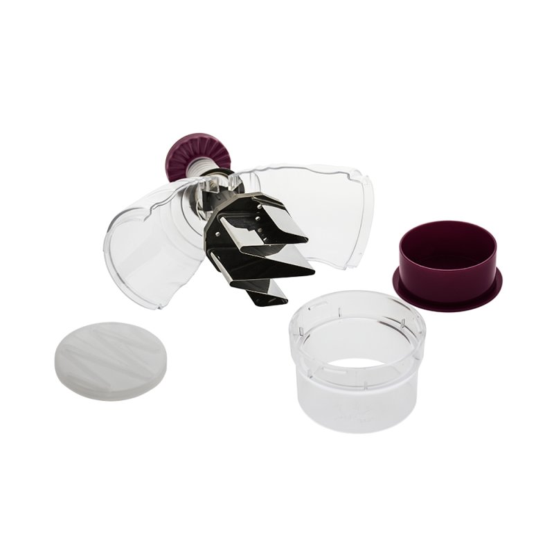 JATA AC54 manual food chopper Bordeaux, Transparent