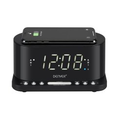 Denver CRQ-110 Horloge Numérique Noir