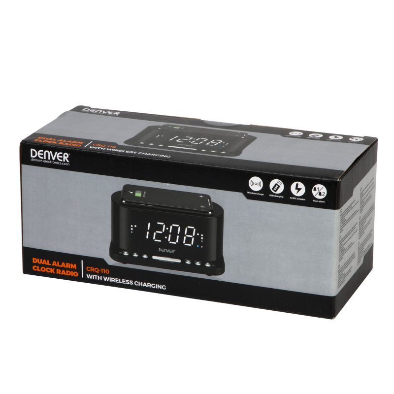 Denver CRQ-110 Clock Digital Black