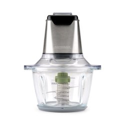 Gastroback Design Mini Chopper Plus electric food chopper 0.6 L 400 W Stainless steel, Transparent