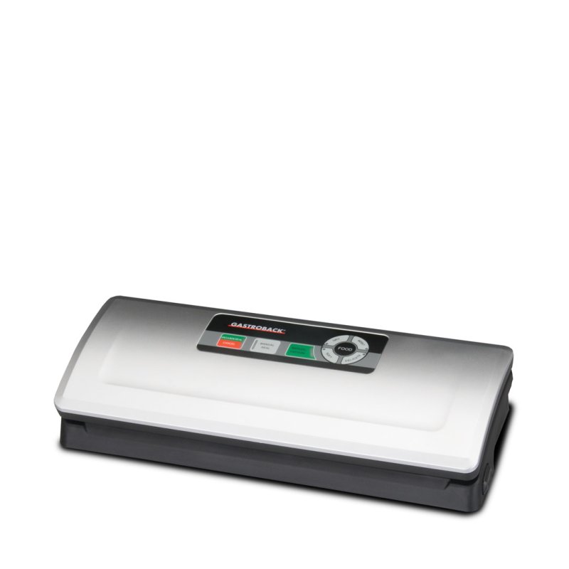Gastroback Design Plus vacuum sealer 750 mbar Black, Silver