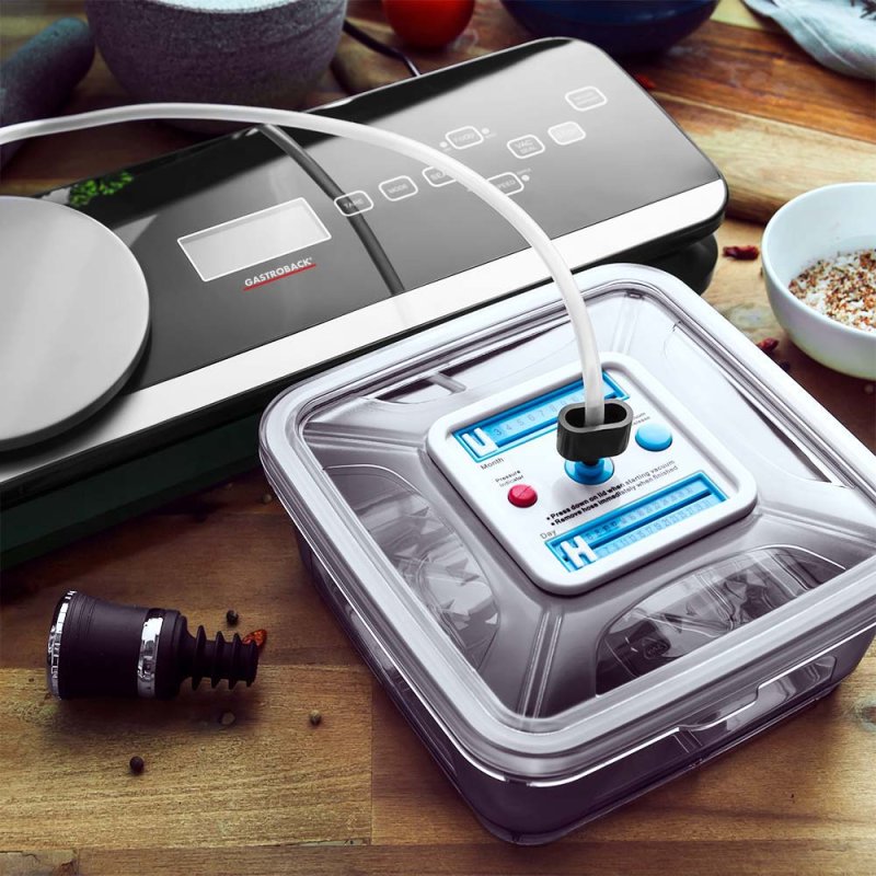 Gastroback Design Advanced Scale Pro appareil à emballage sous vide 600 mbar Noir