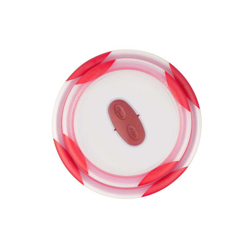 OURSSON BS4781RC/DC dining bowl Bowl set 3 L Round Ceramic Cherry, White 2 pc(s)
