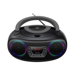 Denver TCL-212BT GREY Lecteur de CD Lecteur CD portable Noir, Gris