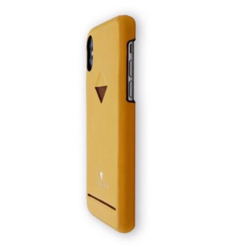 VixFox Card Slot Back Shell for Iphone X/XS mustard yellow