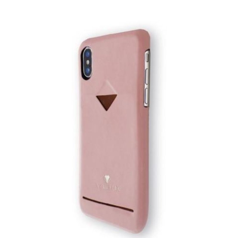 VixFox Card Slot Back Shell for Iphone XSMAX pink