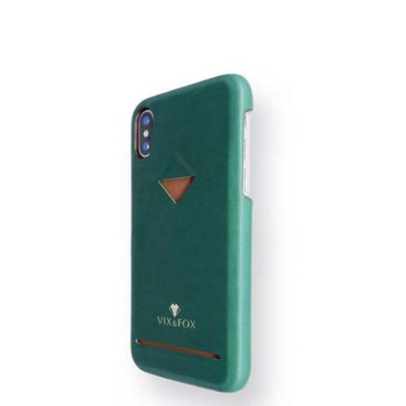 VixFox Card Slot Back Shell for Iphone XSMAX forest green
