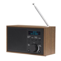Denver DAB-46DARK GREY Radio portable Internet Analogique et numérique Noir, Marron