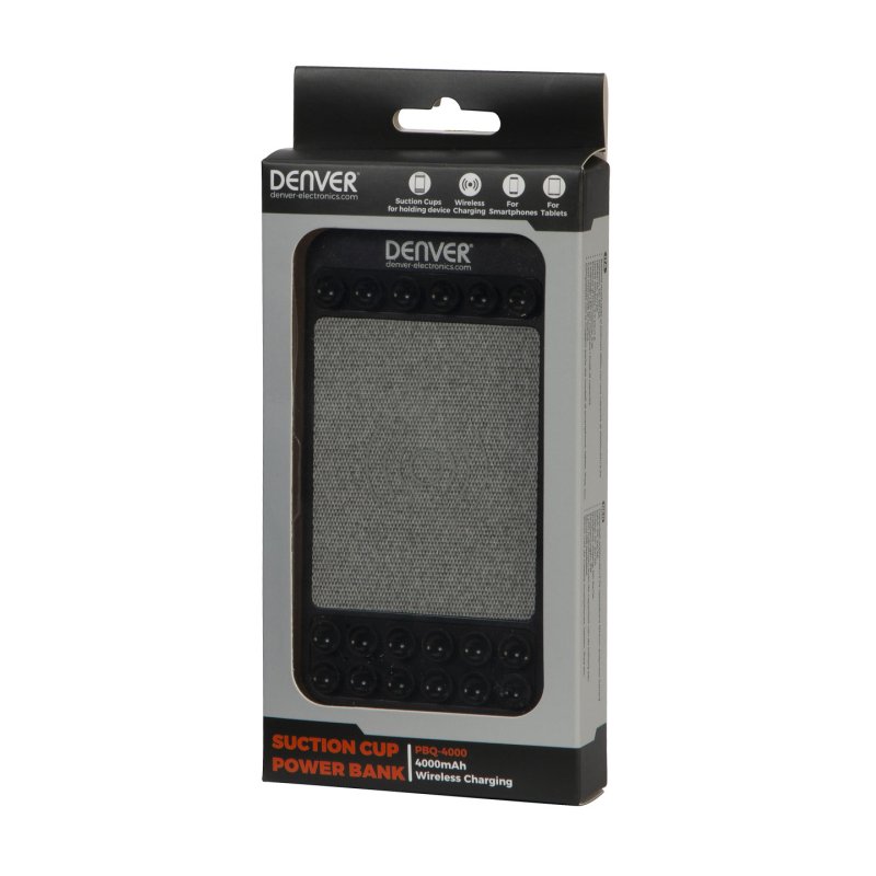 Denver PBQ-4000 Lithium Polymer (LiPo) 4000 mAh Wireless charging Black