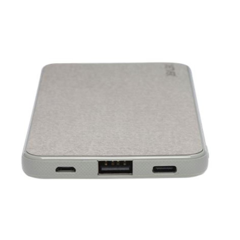 Denver PBS-5004 power bank Lithium Polymer (LiPo) 5000 mAh Grey