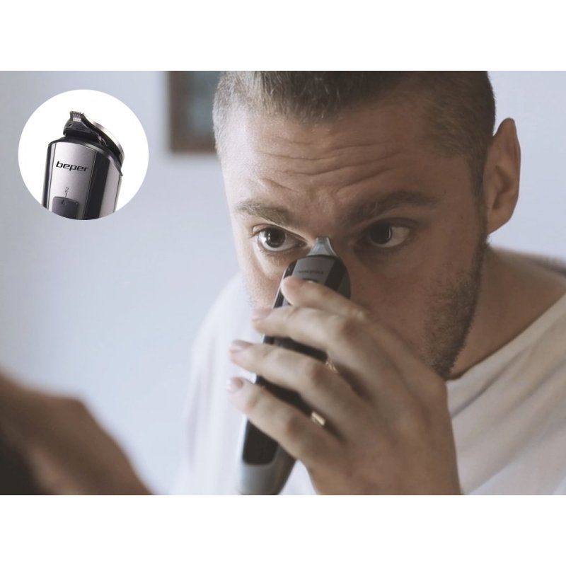 Beper 40.742 tondeuse corps / rasoirs Noir, Gris